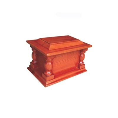 China American Style TD-H56 Factory Export Pet Casket Box Factory Price Mini Wooden Urn for sale