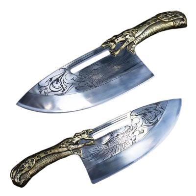 China Durable High Quality Longquan High Performance Stainless Steel Hand Forging Cutting Knife for sale