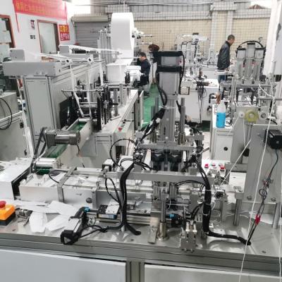 China Disposable Face Mask Making Automatic Face Mask Machine Kf94 Face Mask Making Machine Fish Shaped Mask Machine Production Line for sale