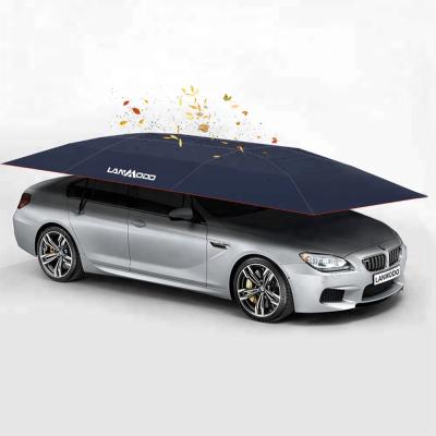 China UV Protection Lanmodo Parasol Cover Strong Wind Resistance Car Parking Umbrella Firmly Fixed Car Sunshade for sale