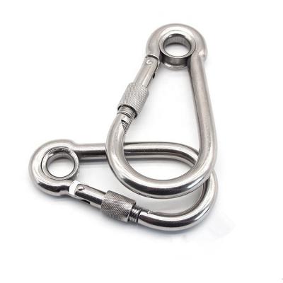 China Heavy Industry Hot Sale Wire Rope Fittings Snap Hook Stainless Steel Hardware Rigging with Eye Screw for sale