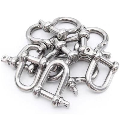 China Heavy Industry Supplier Stainless Steel Bow Shackle Marine Anchor Bow Shackle Bow Shackles for sale