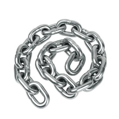 China Tyre Protection Chain AISI 304 316 for sale customized Stainless Steel Link Chain DIN763 Round Link Chain for sale