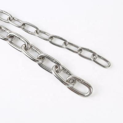 China Tyre Protection Chain Factory AISI 304 316 4mm Stainless Steel Ship Anchor Chain Marine Anchor Chain link chain for sale