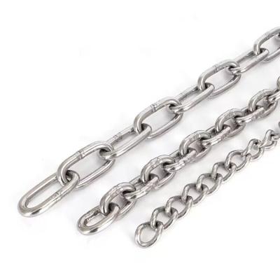 China Tyre Protection Chain customized on sale DIN763 766 304 316 Stainless Steel Link Chain for sale