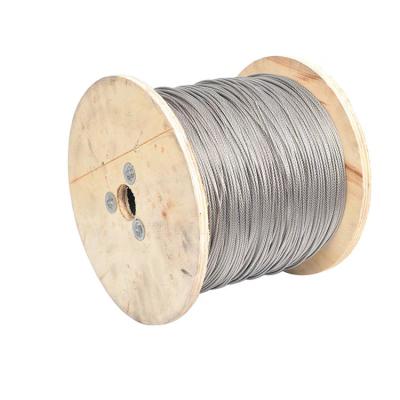 China Construction 316 7x19 2mm stainless steel wire rope for sale