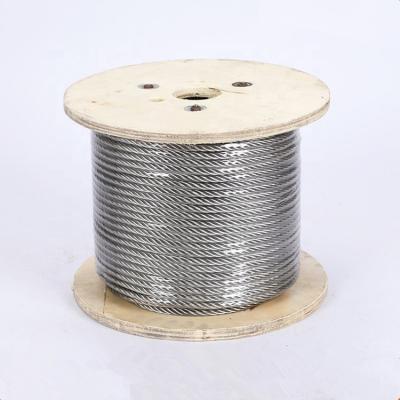 China Construction 304 7x19 stainless cable 4 mm wire stainless rope for sale