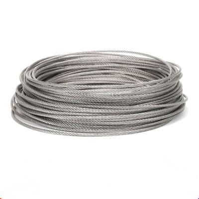 China Construction 304 7x19 1mm wire rope stainless for sale