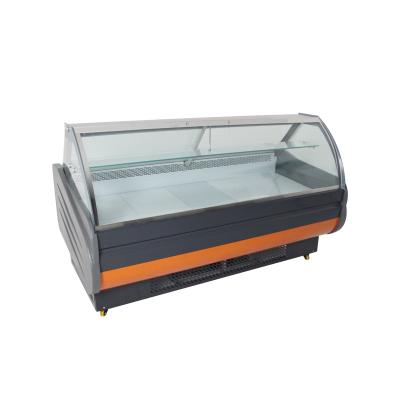 China Single-temperature Commercial China Alibaba Supplier Stainless Steel Meat Display Fridge Refrigerator for sale