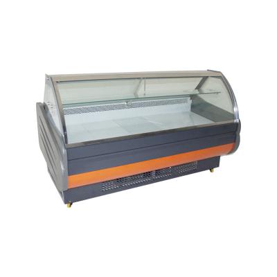 China Single-temperature specialized in supermarket deli section meat freezer manufacturing display for sale