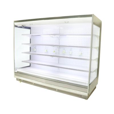 China Professional Manufacturing Single-temperature Multi Deck Open Front Cooler For Supermarket for sale