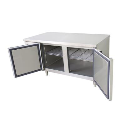 China Single-temperature Factory Direct Sales Stainless Steel Promotional Top Salad Fridge Under Counter Fridge for sale