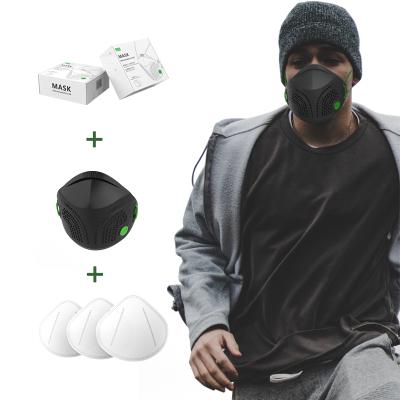 China Breathable Cool Mask Reusable Sports Individually Packed Black Face Mask Premium Face Mask for sale