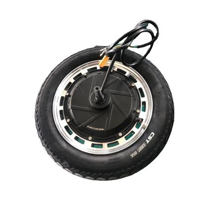 China New electric scooter 12 inch hub motor with disc brake high torque electric scooter hub motor kit for sale