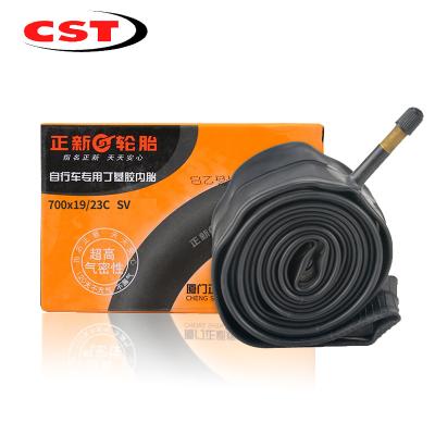 China High Quality Wear-Resisting CST Puncture Proof 700x19/23C SV Butyl Rubber Road Bicycle Inner Tube for sale