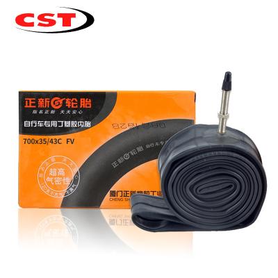 China High Quality Wholesale Price Bicycle Inner Tube 700x35/43c FV Wear-resisting CST Butyl Rubber Inner Tube for sale