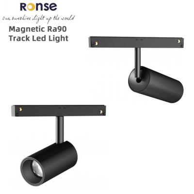 China New RONSE Modern Led Lighting Magnetic Track Spotlight Led 7w 15w 25w Retail Modern Led Lighting Magnetic Magnetic Track Light for sale