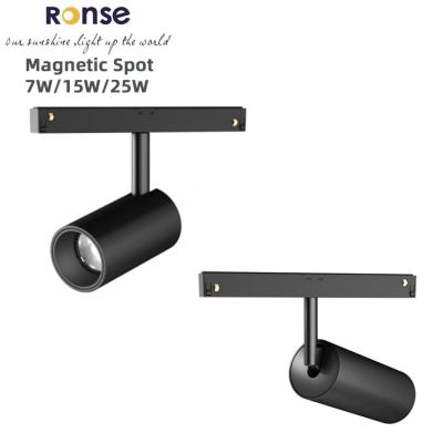 China RONSE Best Quality 48v Spotlight 7w 15w 25w Modern Magnetic Track Light Sport Track Light Magnetic Spot Light from RONSE for sale