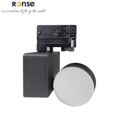 China Modern RONSE 2700K-5000K Ra80 Ra90 Ra97 Led Track Light System 20w 30w 40w Diffuser Beam Angle Mini Track Light 60 Track Spot Lighting for sale