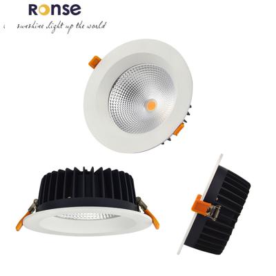 China High Efficient& RONSE Energy Saving Ceiling Pot Lights 4 6 8 Inch Led Down Light Recessed Lighting Anti-Glare Downlights No Flickering Cob Led Downlight for sale