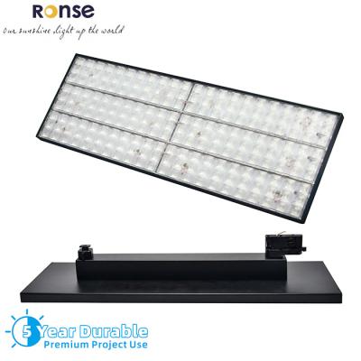 China RONSE New Design 600mm Modern Supermarkets 75W Led Track Light Linear Slim Bay Lighting Trackway For Office Supermarket Stores Mall for sale