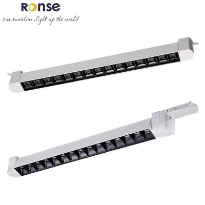 China RONSE Modern Linear Led Rail Track Light Design 2 3 4 Wire 3000K Ceiling Rail Track Lighting 45w Led Linear Track Lights for sale