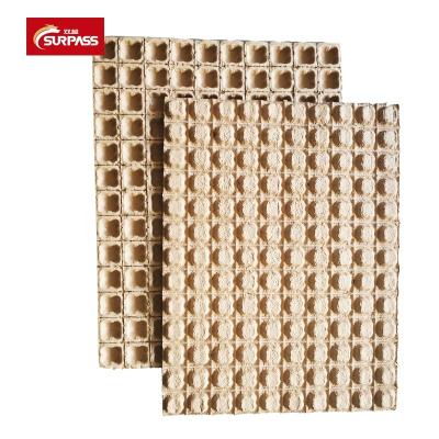 China Disposable Eco-Friendly Stored Biodegradable Corrugated Paper Honeycomb Corrugated Cushion Wrap Protective Packaging Insert Recycle Paper Pulp Material for sale