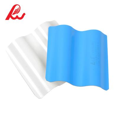 China Modern plastic pvc roof sheet for warehouse/PVC roofing sheet building material/UPVC Roundwave roof tile for sale