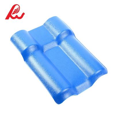 China Modern Synthetic Resin ASA PVC Plastic Roof Tile for sale