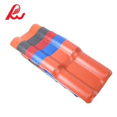 China ASA Modern Fashionable Synthetic Resin Roof Tiles for sale