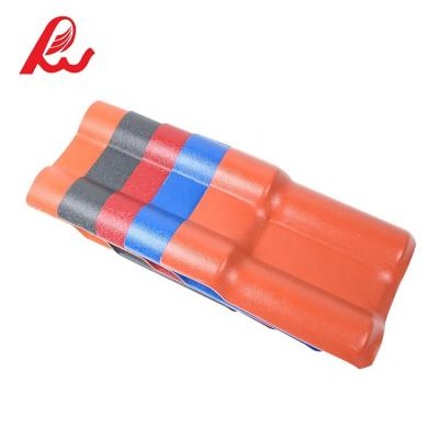 China Modern building materials ASA PVC roof tile/new technology building material/synthetic resin plastic roof tile for sale