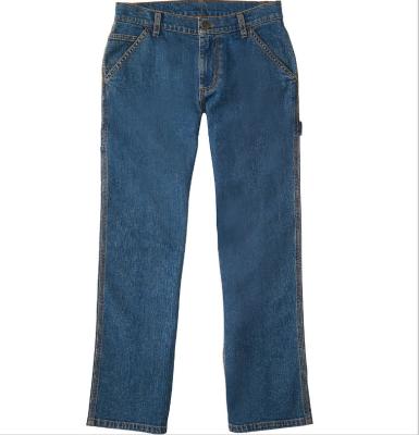 China 100% Sustainable Cotton Woven Jeans Mens Blue Work Denim Pants for sale