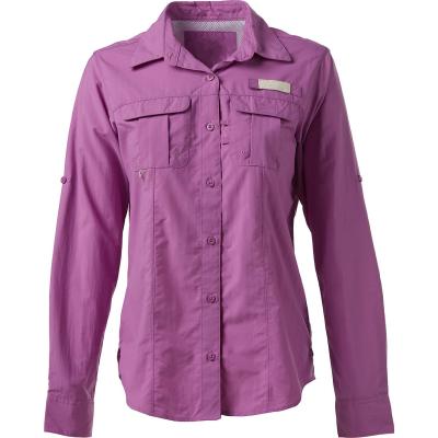 China Anti-wrinkle cotton polyester drill work shirts new design women work shirt long sleeves for sale