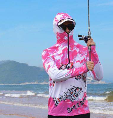 China Custom Fishing Wear Printing Anti-UV Sublimation Fishing Jacket Waterproof Quick Dry Hoodies for sale