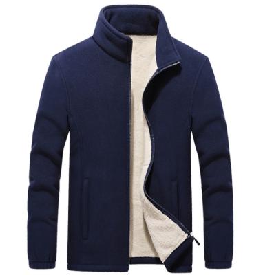 China Sustainable Custom Made Micro Fleece Fleece Jacket Long Sleeve Winter Mens Jacket for sale