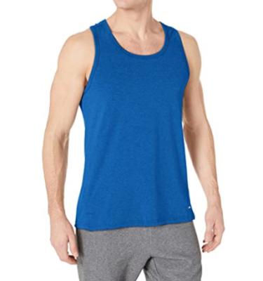 China Anti-Wrinkle Running Smooth Fitness Men's Sports Muscle Tank Top Gym Singlets Tank Top for sale