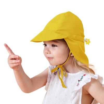 China Sun Protection Manufacturing Children's Shawl Sun Hat Cover Faces Summer Course Sun Hat Baby Fisherman Hat For Boys And Girls for sale