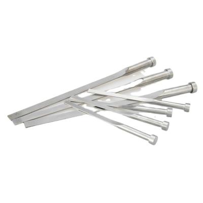 China Injection Molding Material Customized Anti Rust Oil Silver Zinc Nitrided Ejector Pin for sale