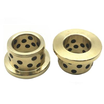 China Hotels Brass Copper Bushings Oilless Steel Copper Sleeve Bushing Copper Half Bushing for sale