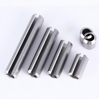 China ZINC Stainless Split Spring Finger Lock Pin Steel Slotted Spring Dowel Pins for sale