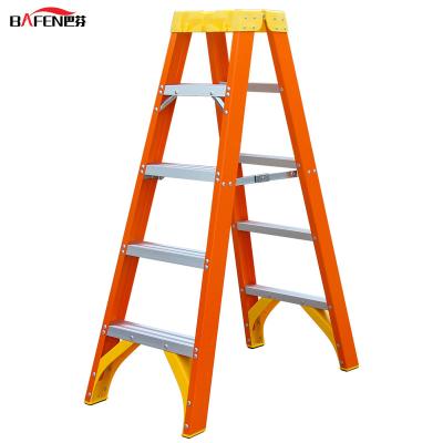 China Family Of Folding Ladders EN131 Or Industrial Luxury Fiberglass Step Ladder for sale