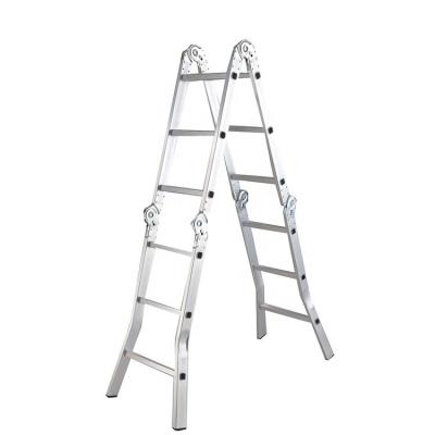 China Aluminum multifunctional 4x3 folding ladder of folding ladders for sale