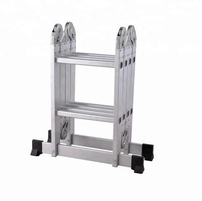 China Universal Aluminum Scaffolding Ladder 10ft Folding Ladders, Aluminum Field Ladder for sale