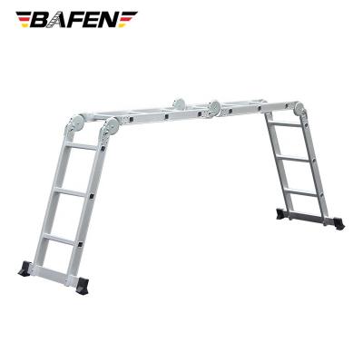 China Folding Ladders EN131 Multi Purpose Aluminum Extension Ladder for sale