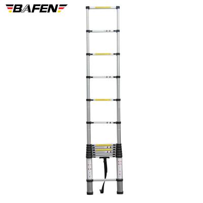 China Folding ladders sell EN131 aluminum 3.8m straight telescopic folding ladder from china manufacturer for sale