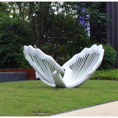 China China Factory Abstract Custom Large Metal Stainless Steel Outdoor Sculpture For Garden Decoration for sale