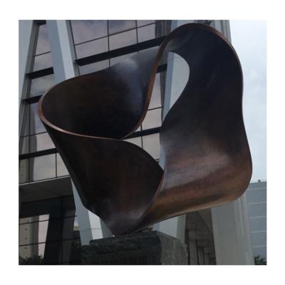 China Europe large modern copper garden sculpture abstract art for sale