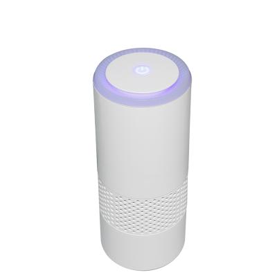 China Modern high quality portable colorful high-effiency smart mode LED touch screen anion HEPA air purifier for sale