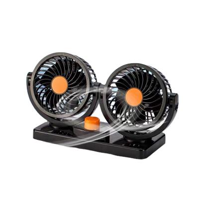 China New Arrival Cool Factory Wholesale Portable DC 24V Car Strong Cooling Double Head Fan Used In Cars for sale