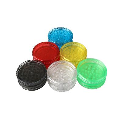 China YT Smell Favorite Custom Smoking Accessories Grinder 60 Millimeter 3 Piece Plastic Herb Grinder for sale